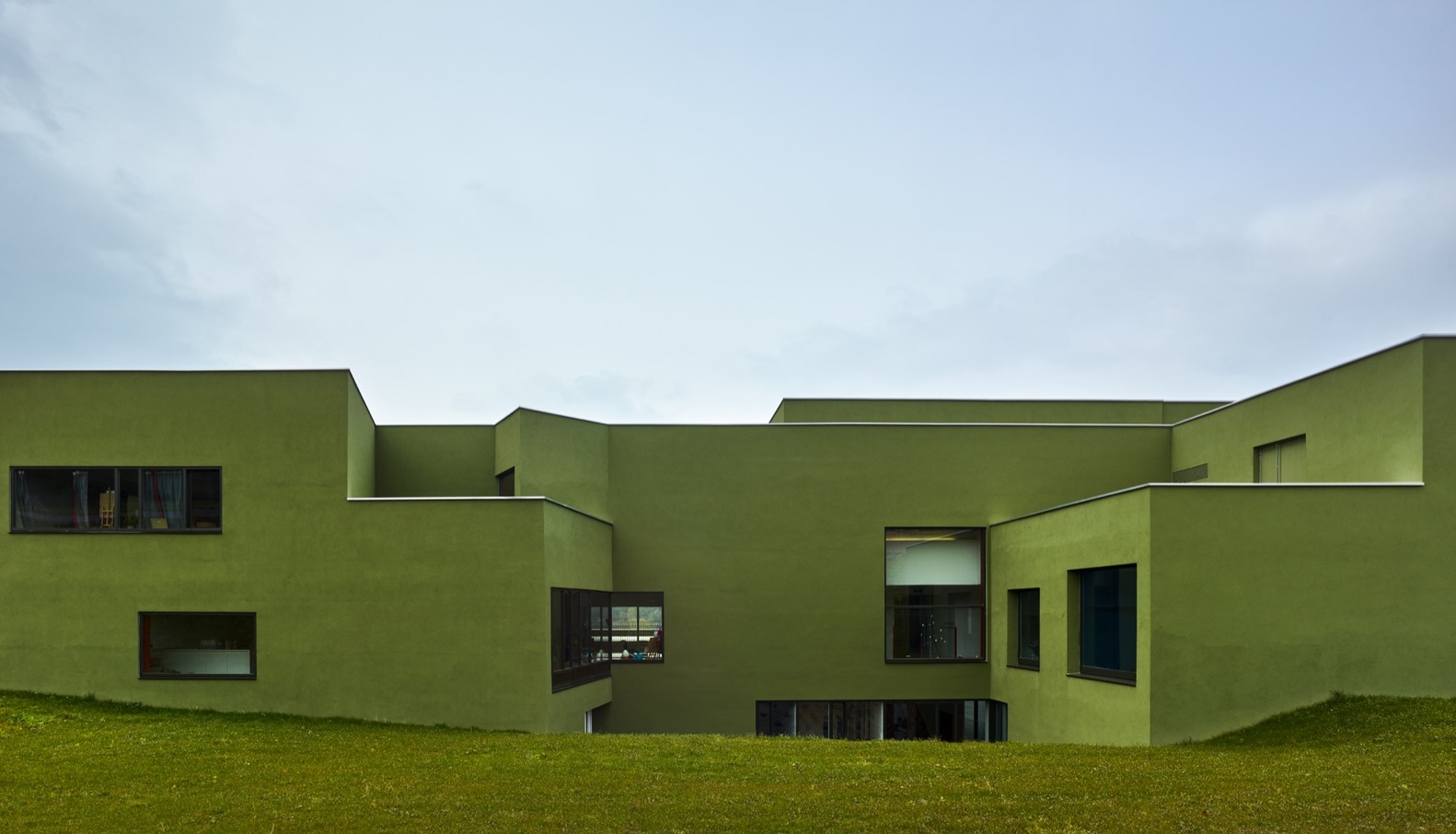 Strong pops of colour form the design for this aged care facility in France  - Australian Design Review