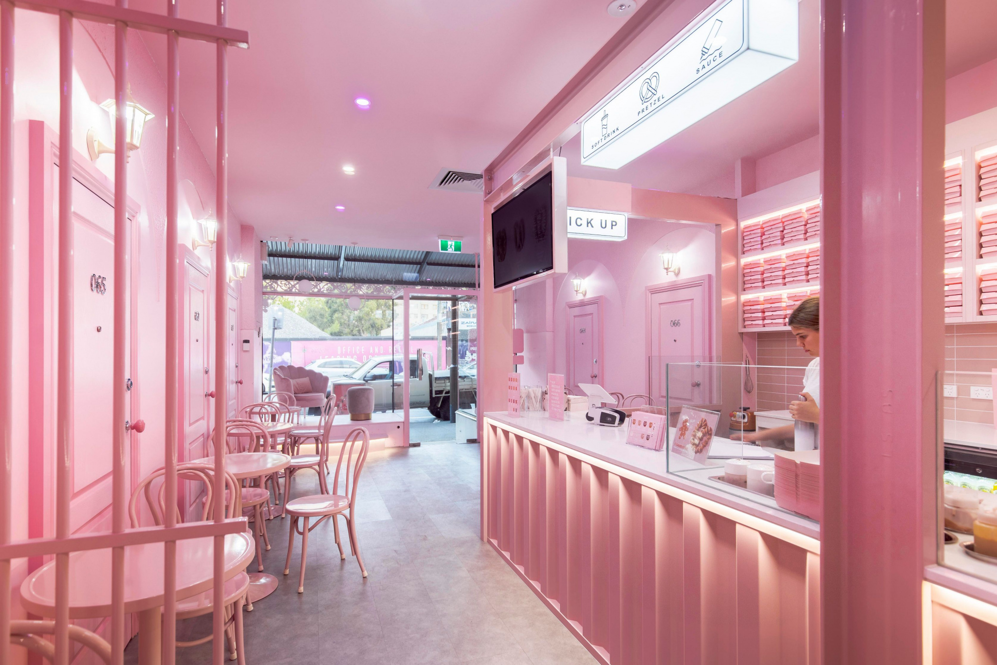 Melbourne pretzel shop gets pretty in millennial pink - Australian ...