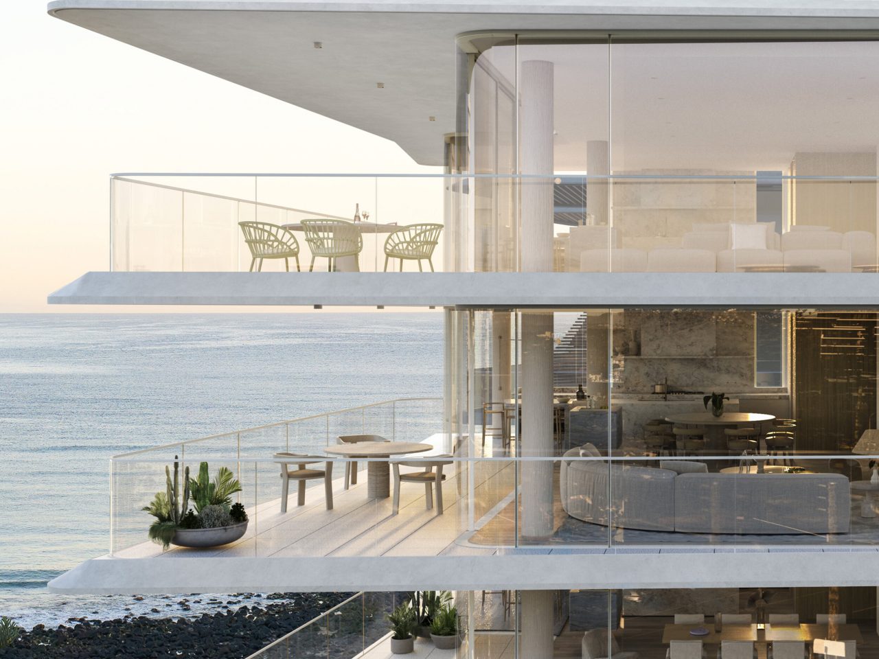 Plus Architecture tapers beachfront apartment tower in Queensland ...